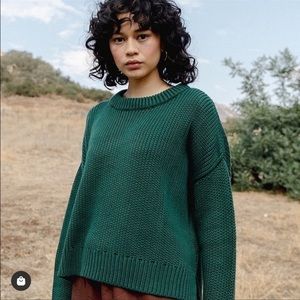 Tradlands Forest Green Crew Neck Sweater